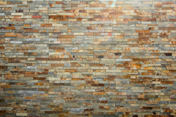 istock Stone-cut wall made of tiles 952103330