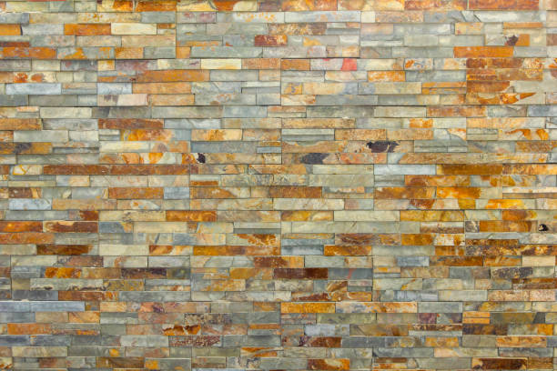 istock Stone-cut wall made of tiles 952103364