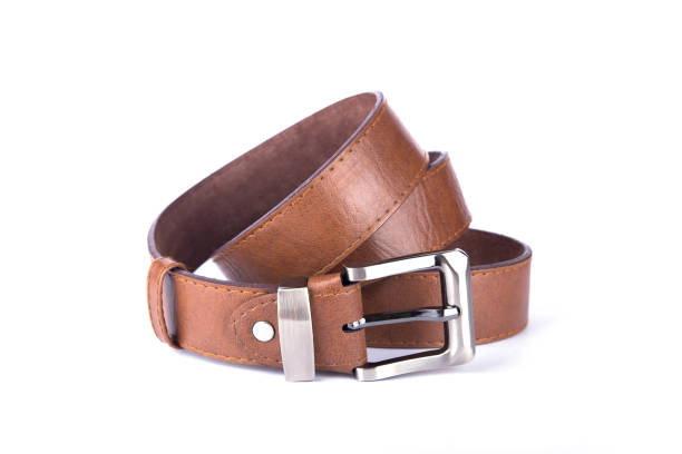 istock Brown belt on white background. belt. Brown belt on isolate background 952106344