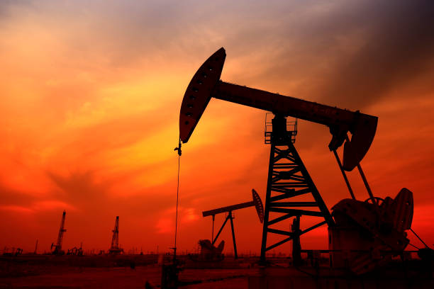 istock The oil pump, industrial equipment 952115172