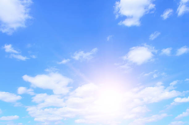 blue sky background with cloud