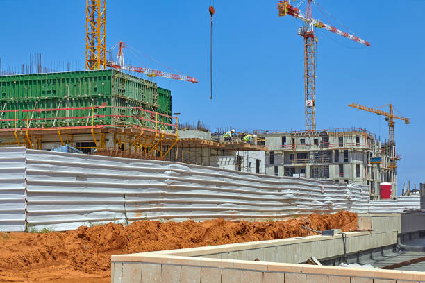 istock Construction of a residential area. 952123436