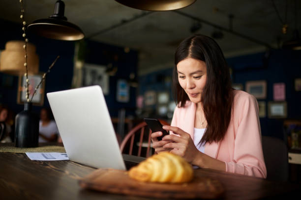 istock Woman with smart phone 952129134