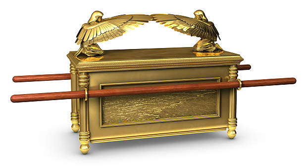 Ark of the Covenant Ark of the Covenant on a white background noahs ark stock pictures, royalty-free photos & images