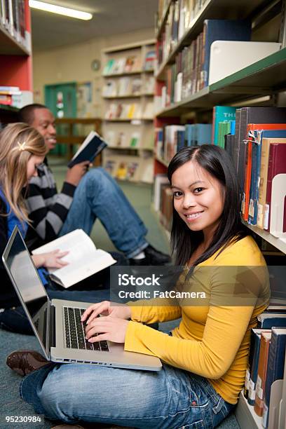Library Stock Photo - Download Image Now - Library, University Student, Group Of People