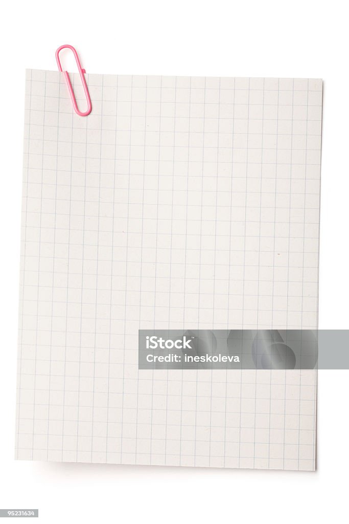 Notepaper página - Royalty-free Bloco de Recados Foto de stock