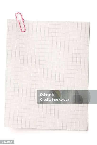Notepaper Página - Fotografias de stock e mais imagens de Bloco de Recados - Bloco de Recados, Branco, Caderno de notas