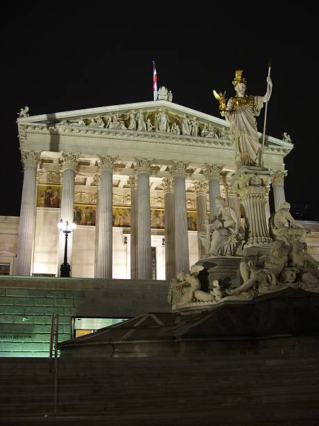 istock Vienna Parliament at Night 95231722