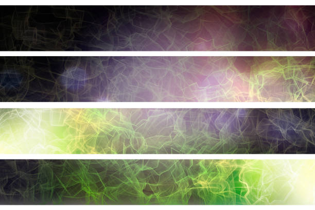 Close Up Leaf Texture - Explosion of Colours Abstract Background