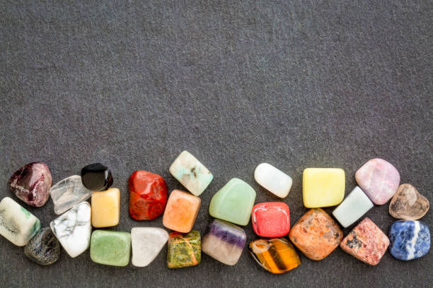 istock colorful gemstones on slate stone 952322814