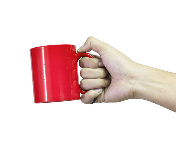 red coffee container