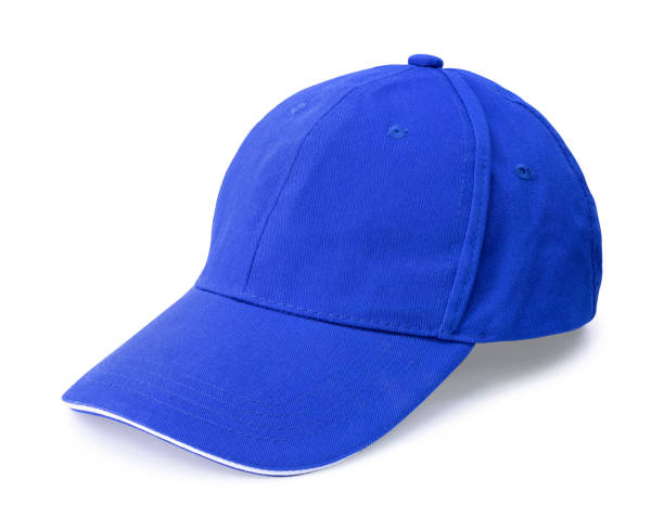 istock Blue cap isolated on white background. Template of baseball cap in side view. ( Clipping path ) 952323480