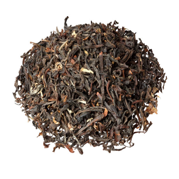 istock Pile of Darjeeling tea isolated on white 952350062