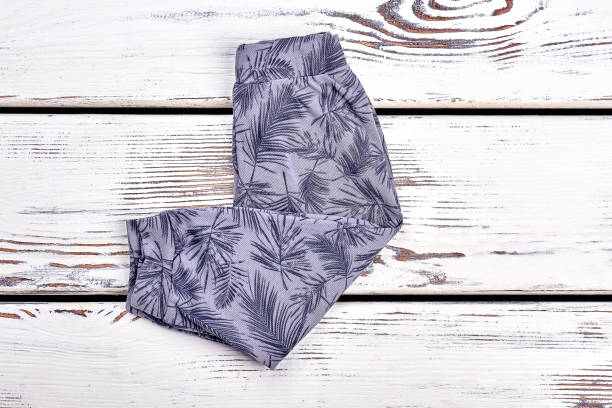 istock Childs new folded printed trousers. 952365918