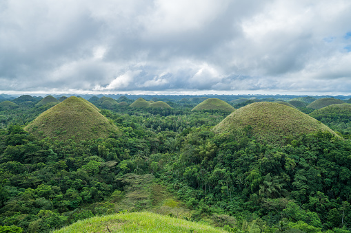 Chocolate Hills of Bohol, Philippines\nThe Chocolate Hills are a geological formation in the Bohol province of the Philippines.
