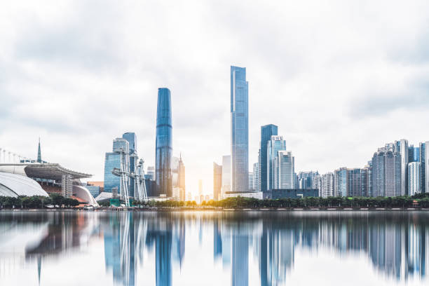 istock Modern City Panorama, in Guangzhou China 952375406