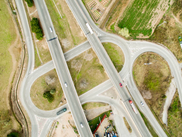 istock Aerial view of highways 952375460