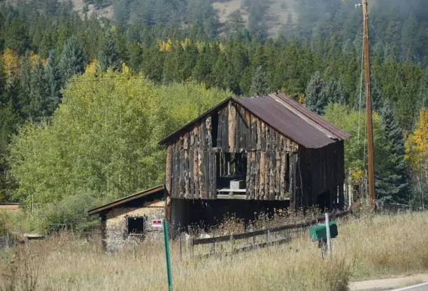 Rollinsville, Colorado in autumn