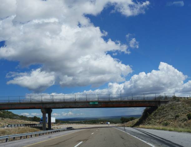 istock Overpass on a highway in New Mexico 952385206