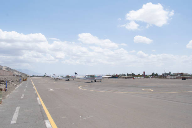 istock Some light aircraft at the airport 952388964