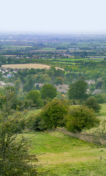 istock The view over the Cotswold Landscape looking down towards Broadway town centre, Worcestershire, England 952397720