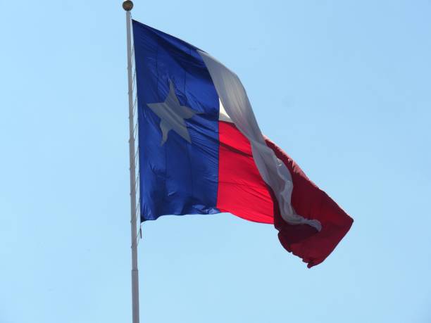 istock Flag of Texas flying 952398944