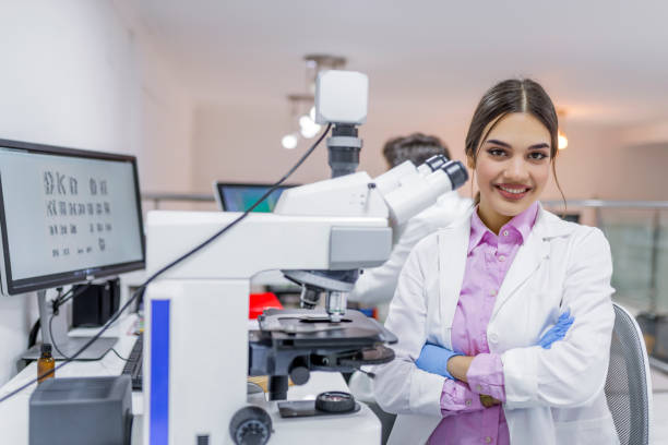 istock Photo of Young scientist working in lab 952402334