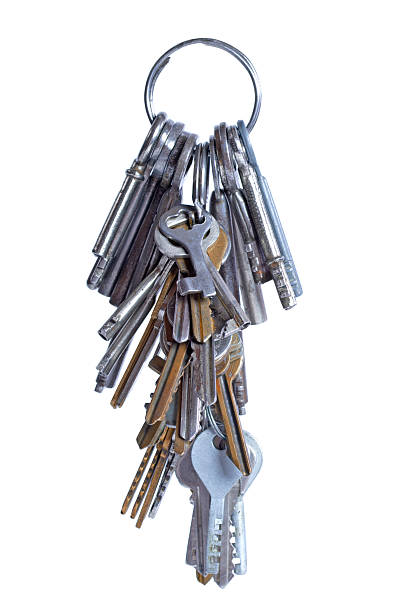 istock Bunch of keys on a keyring 95240524