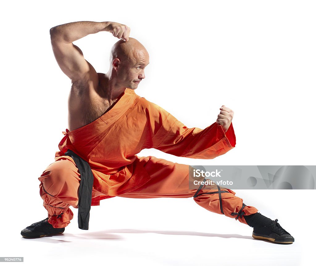 Shaolin warrior monje - Foto de stock de Kung Fu libre de derechos