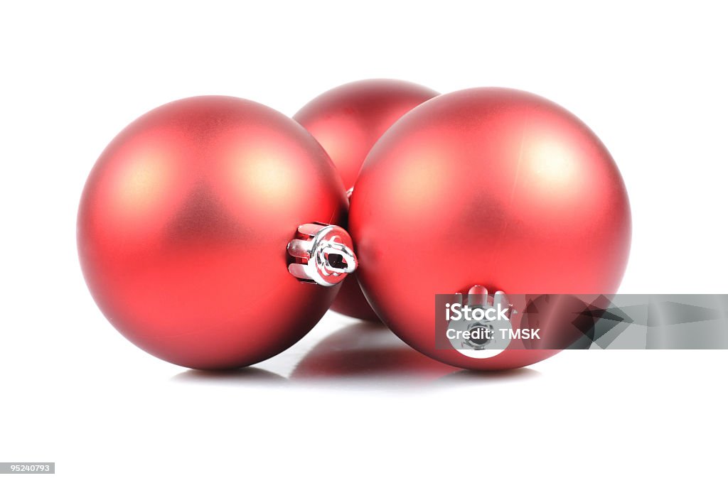 Bola de Árvore de Natal vermelho - Foto de stock de Bola de Árvore de Natal royalty-free