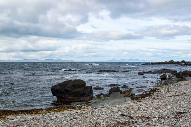 istock Campbeltown Pebble Beach with Sea View, Scotland. 952410354