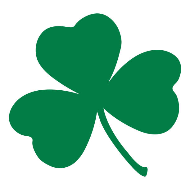 istock Green Shamrock leave icon isolated on background. Happy patricks flat pictogram concept. Trendy Simple vector symbol for web site design or button to mobile app. Logo illustration. 952415998