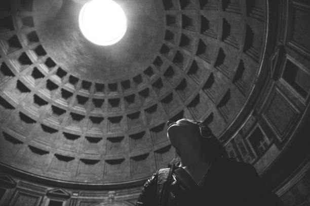 istock Low angle view of cupola in church 952425724