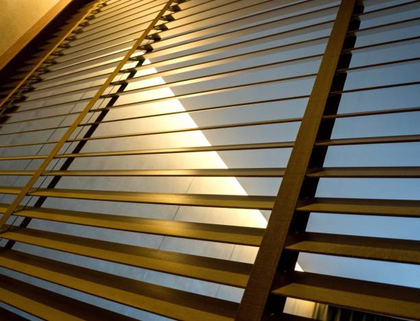 istock Wooden Blind Curtain 952427860