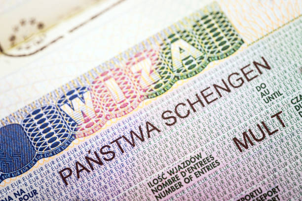 istock fragment of European Multi Schengen visa 952438396