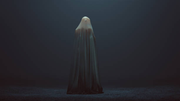 istock Evil Spirit Looking Over Its Shoulder in a foggy void 952452132