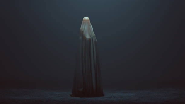 istock Evil Spirit Looking Over Its Shoulder in a foggy void 952452308
