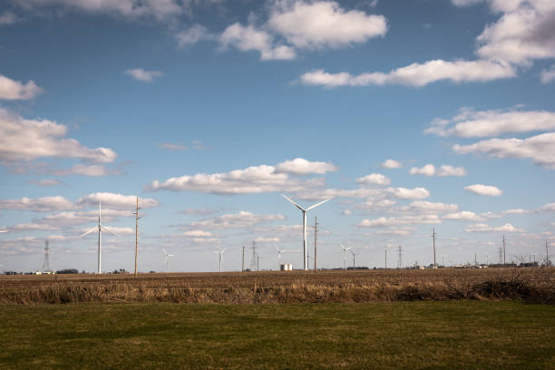 istock Wind Turbines on Wind Farm in Indiana 952452952