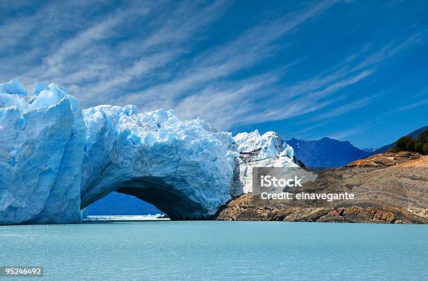 Bridge Of Ice In Perito Moreno Glacier Stock Photo - Download Image Now - Moreno Glacier, Patagonia - Argentina, Argentina