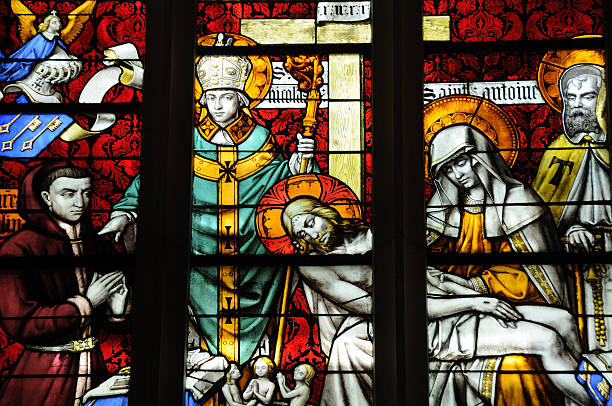 istock Stained Glass Detail 95246752