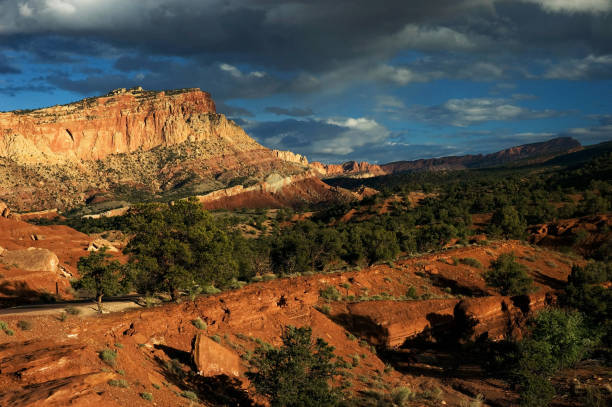 Capital Reef National Park Sunset in April, Utah