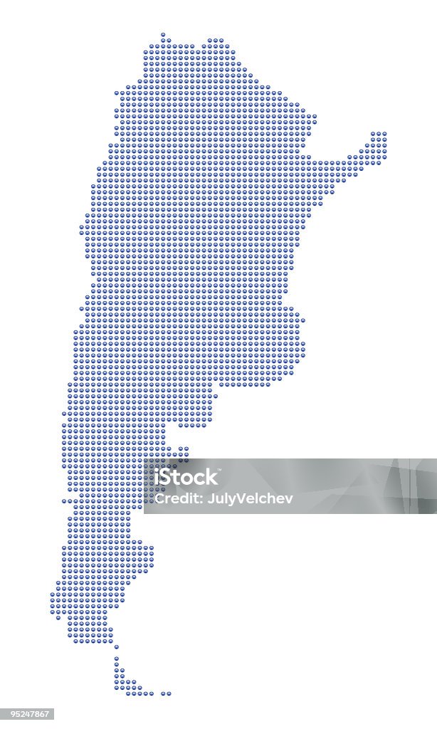 Argentina mapa puntos - arte vectorial de Argentina libre de derechos