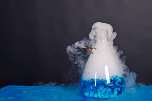 istock Chemical liquid in a flask 1554. 952495128