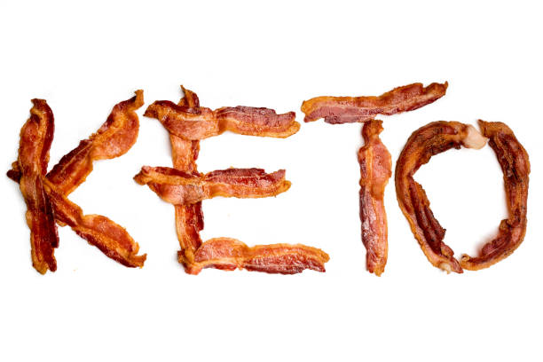 istock Strips of Bacon Spelling the Word Keto 952496528