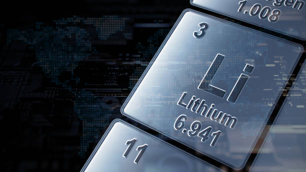 Lithium concept stock photo