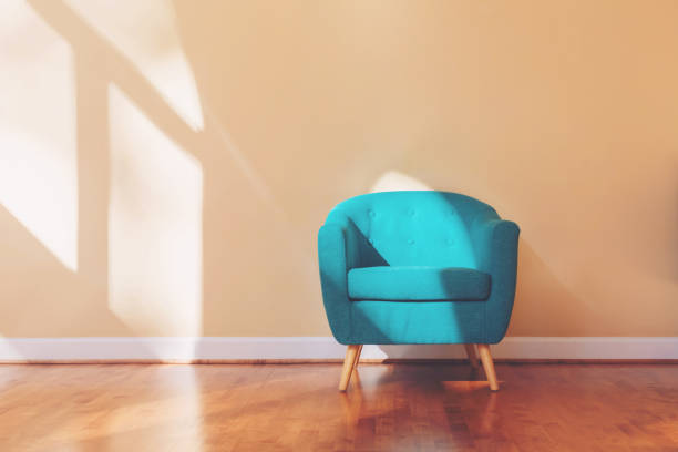 istock Luxury home with turquoise chair 952586750