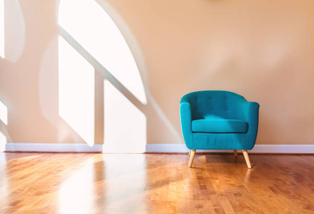 istock Luxury home with turquoise chair 952586756