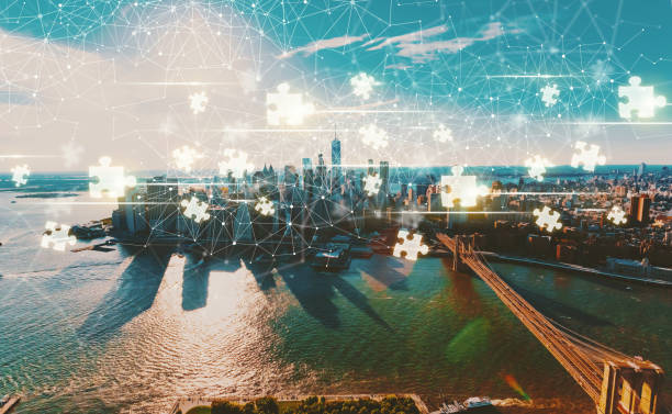 istock Puzzle Pieces with New York City 952590052