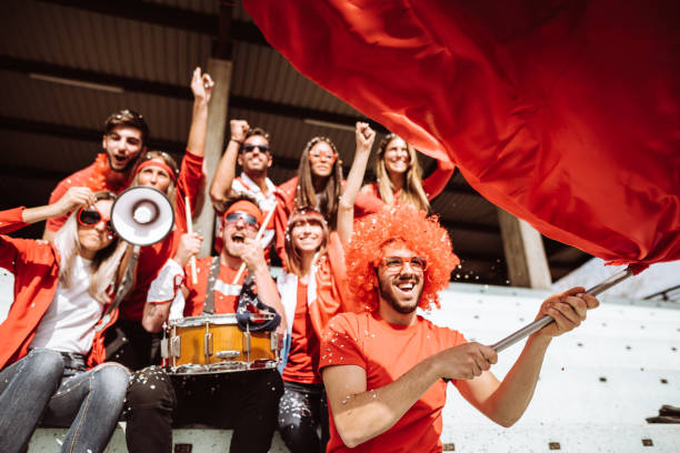 istock supporters screaming at the stadium 952594622