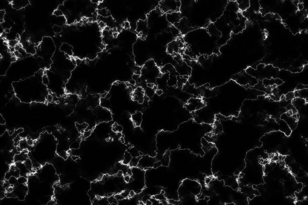 istock Abstract black marble striped pattern surface background texture, for wallpaper or skin wall tile luxurious material interior or exterior design. 952626258